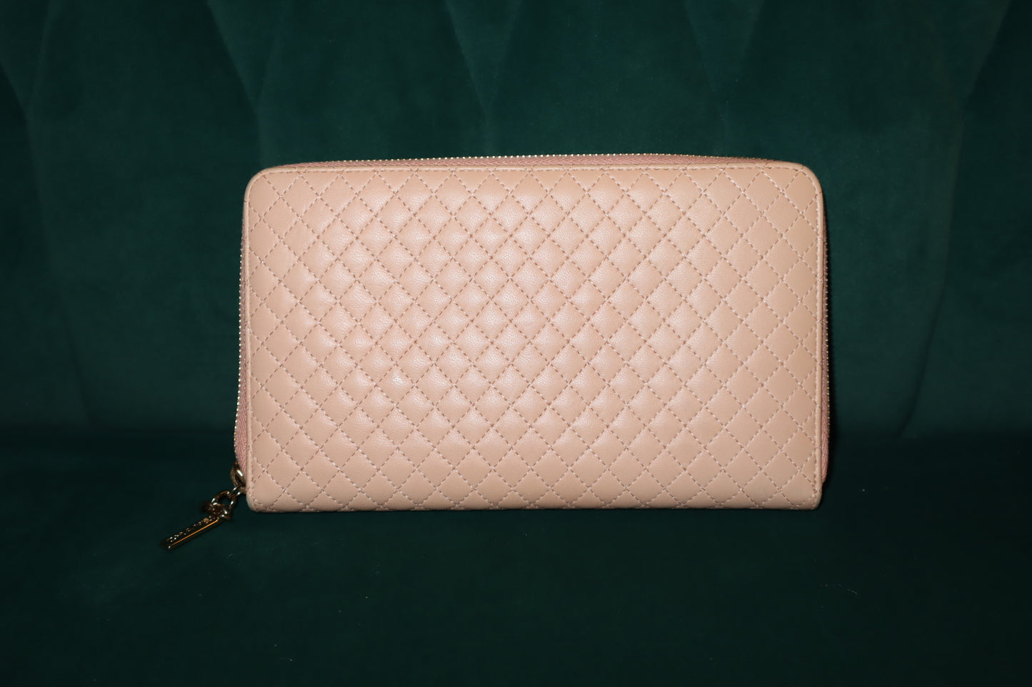 Pre-Owned Chanel Organizer Zippy Wallet Pink