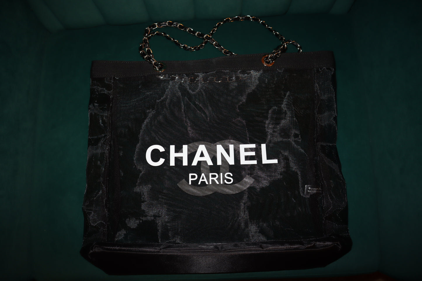 New Chanel Mesh Totes Silver Chain Gold Chain Bundle