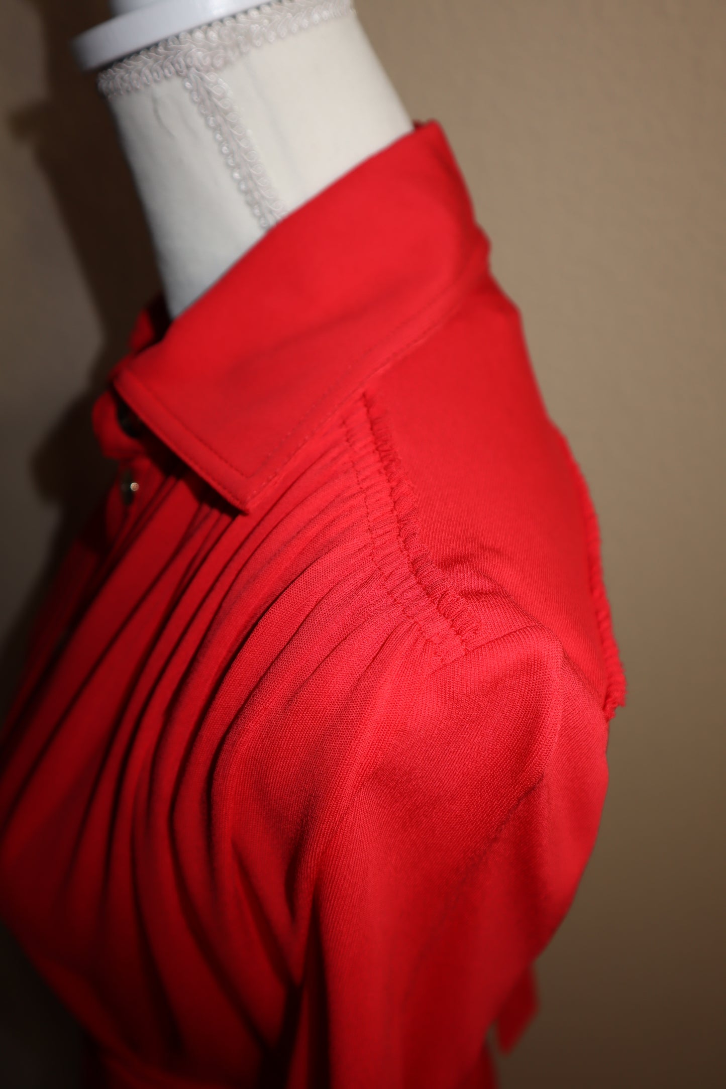 Pre-Owned Red Burberry Long Dress