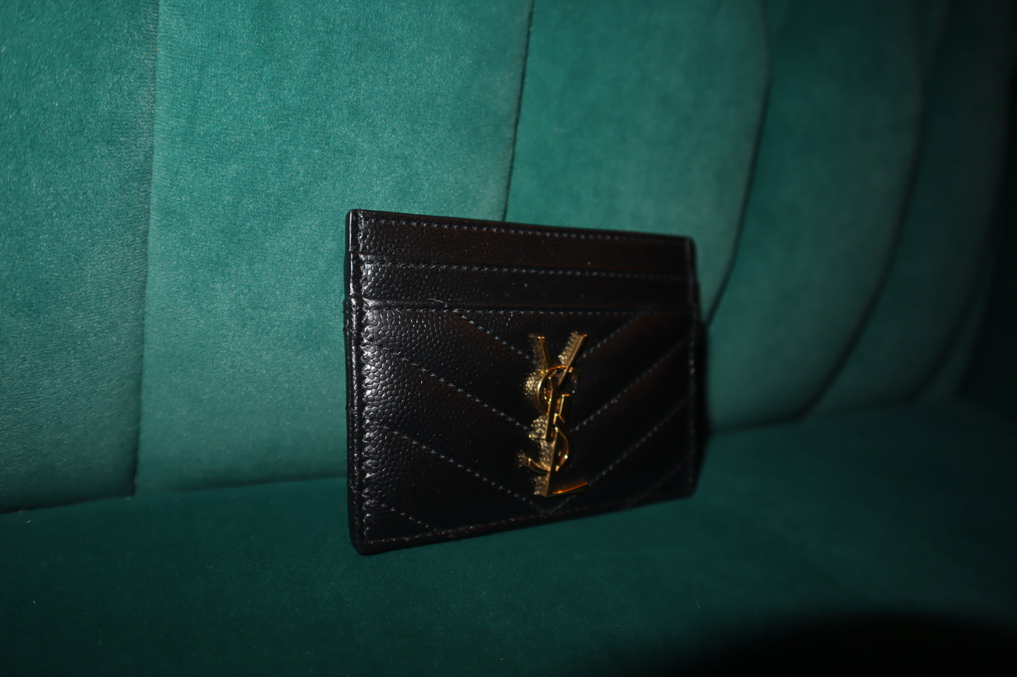 Pre-Owned Saint Laurent Cassandré Matelassé Card Case