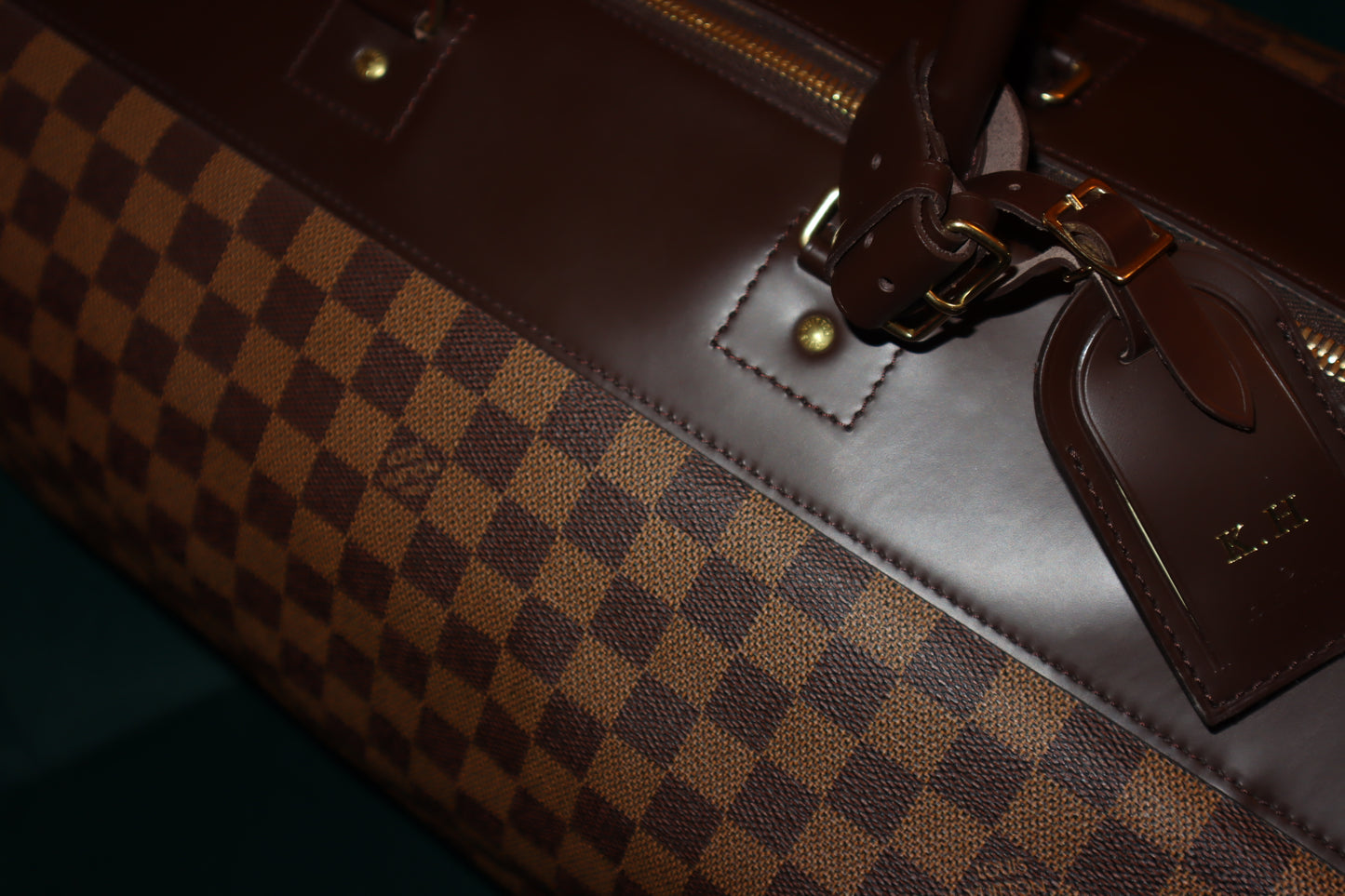 Pre-Owned Louis Vuitton Greenwich GM Damier Ebene GM Brown