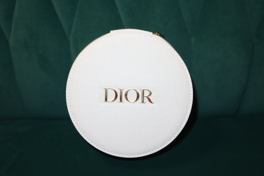 Dior Cream Holiday Vanity Case – Exclusive Christmas Edition Designer Luxury NEW