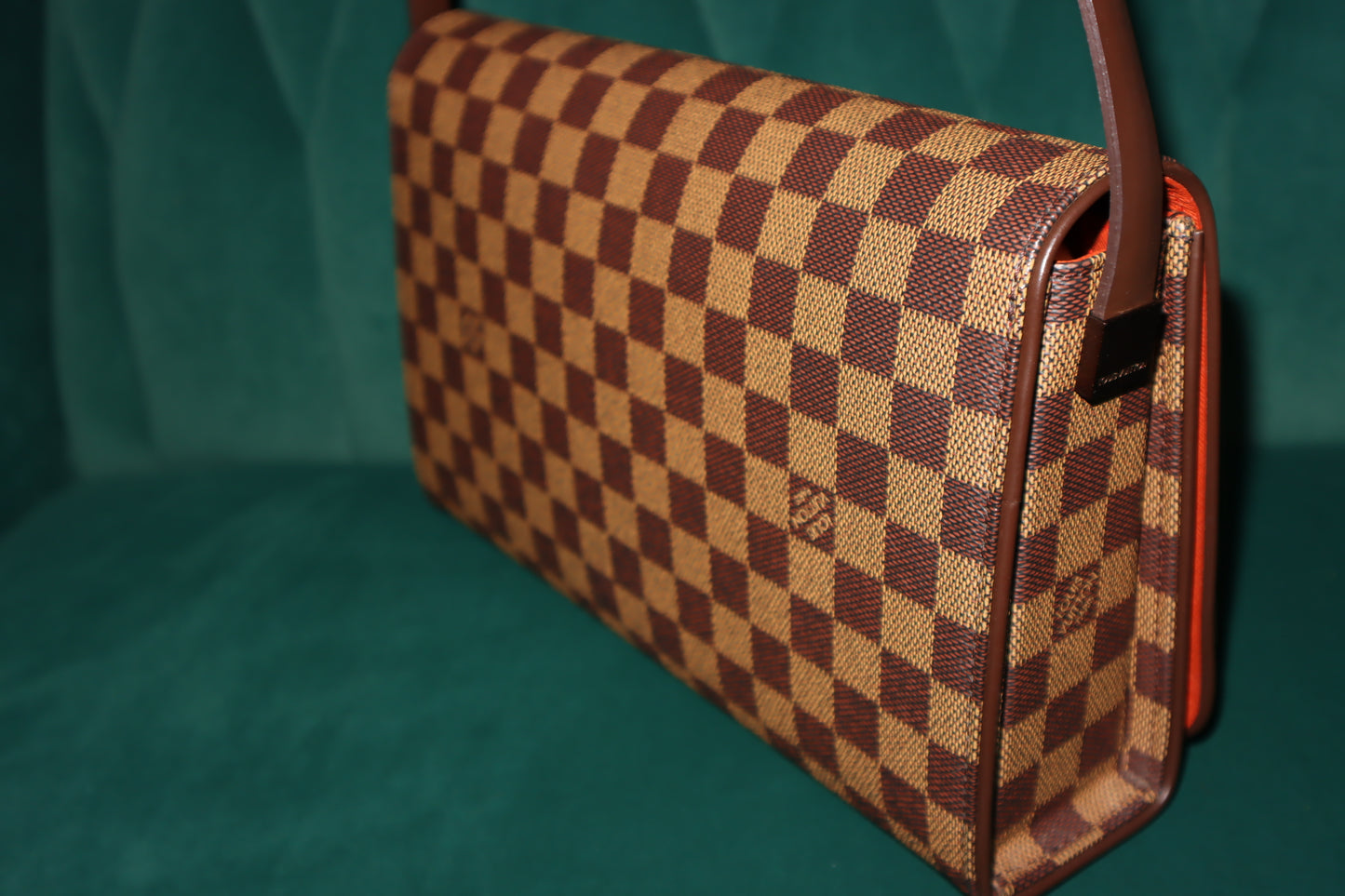 Pre-Owned Louis Vuitton Damier Ebene Tribeca Long