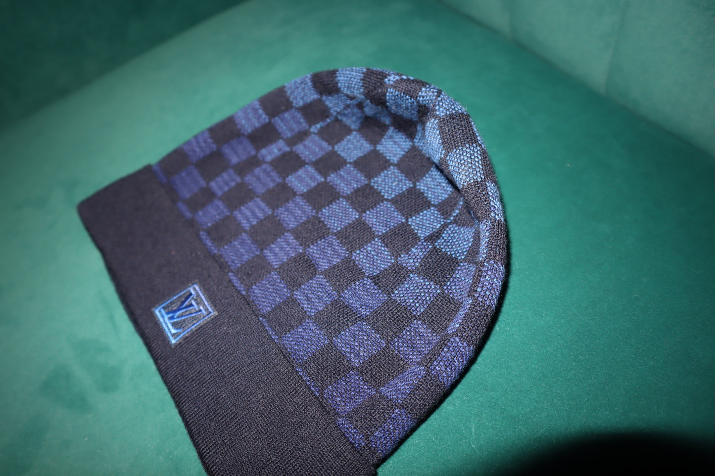 Pre-Loved Louis Vuitton Petit Damier Gradient Beanie