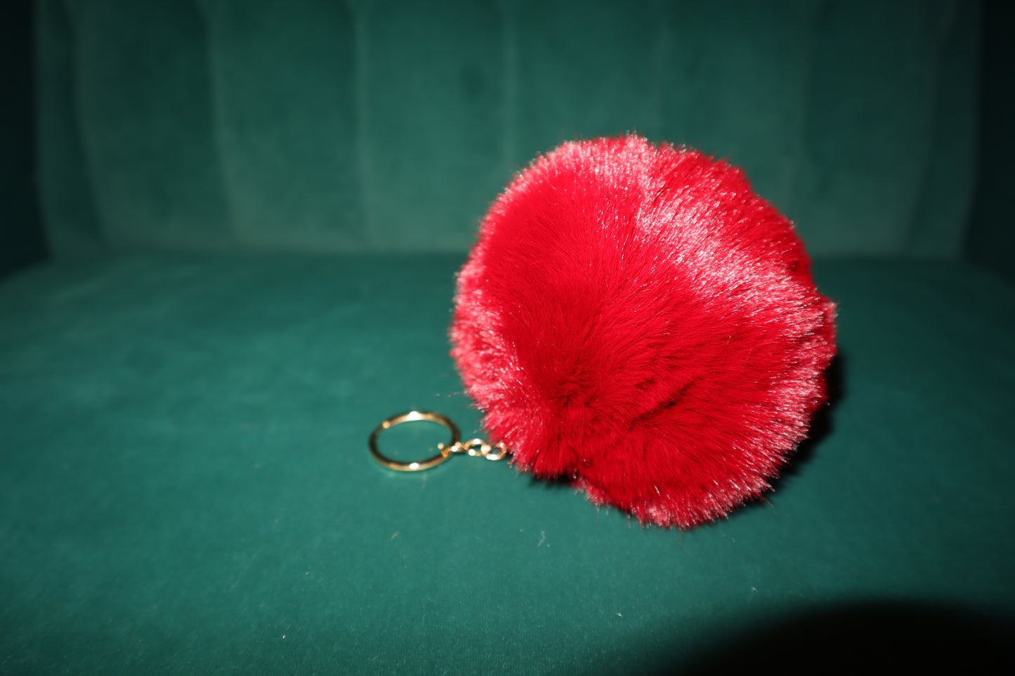 4_Faux Fur Pom Pom Luxury Keychain