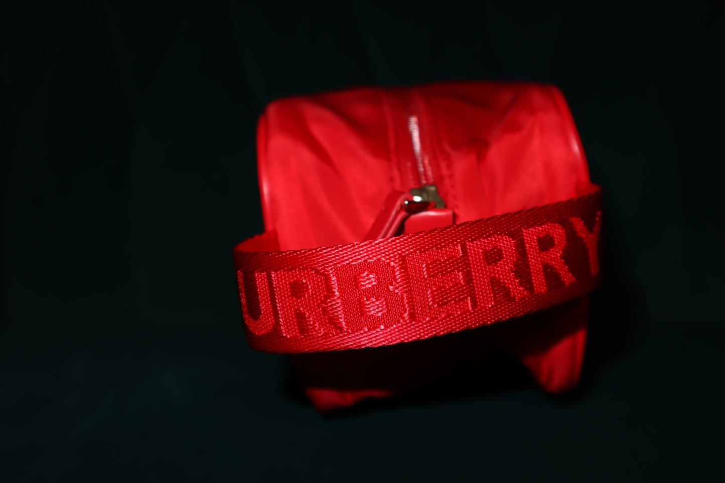 Burberry Toiletry  Pouch New Red