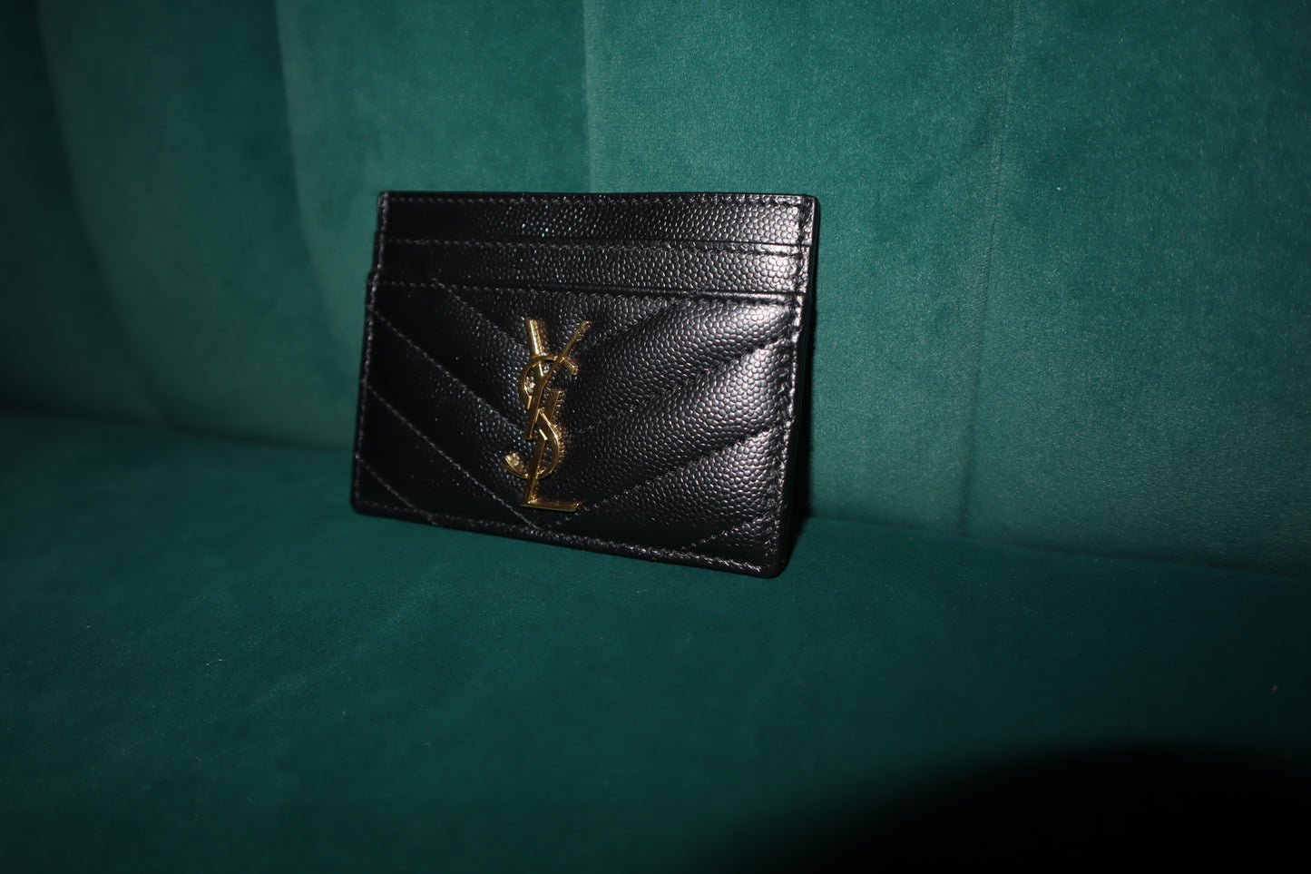 Pre-Owned Saint Laurent Cassandré Matelassé Card Case