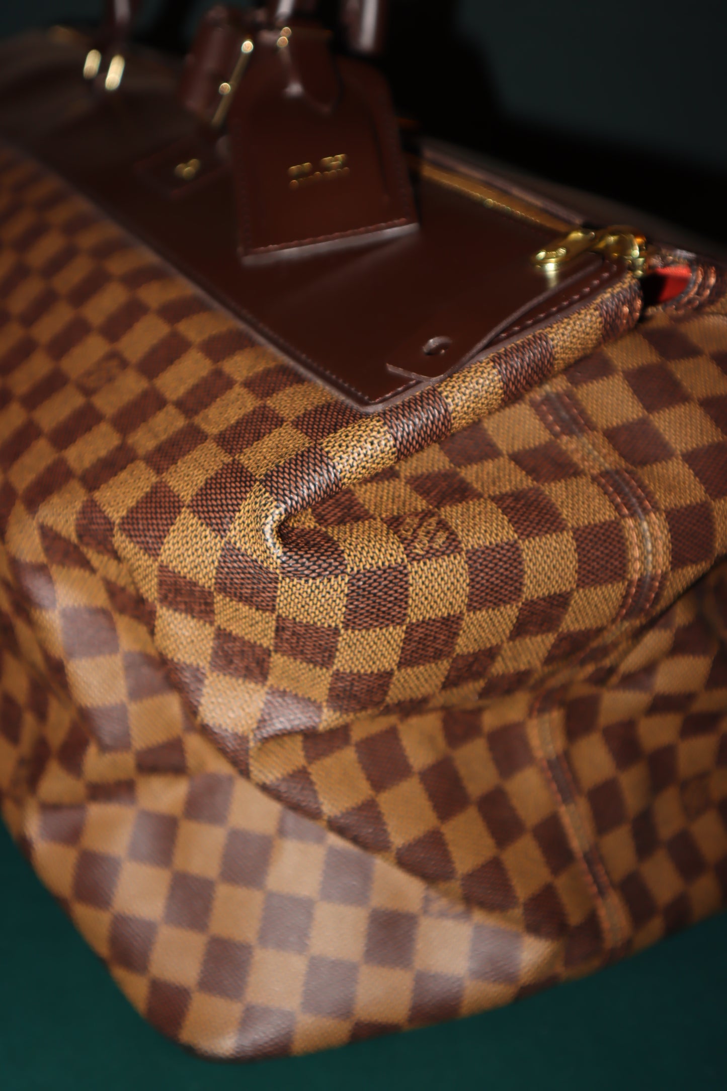 Pre-Owned Louis Vuitton Greenwich GM Damier Ebene GM Brown