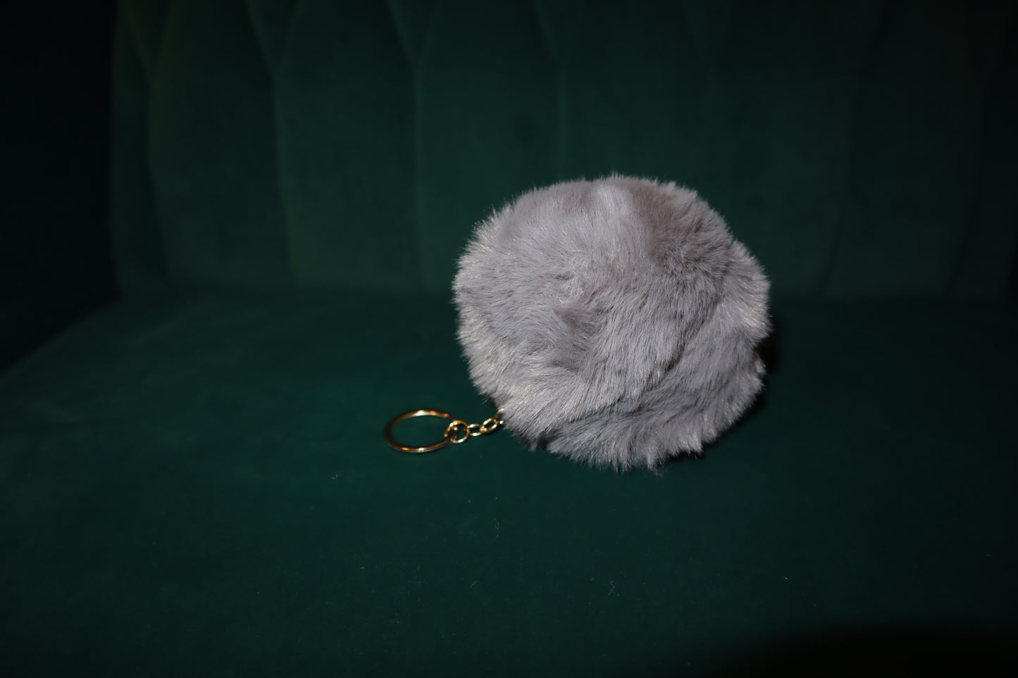 5_Faux Fur Pom Pom Luxury Keychain