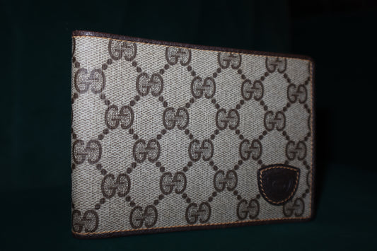 Pre-Owned Gucci Canvas Leather Wallet