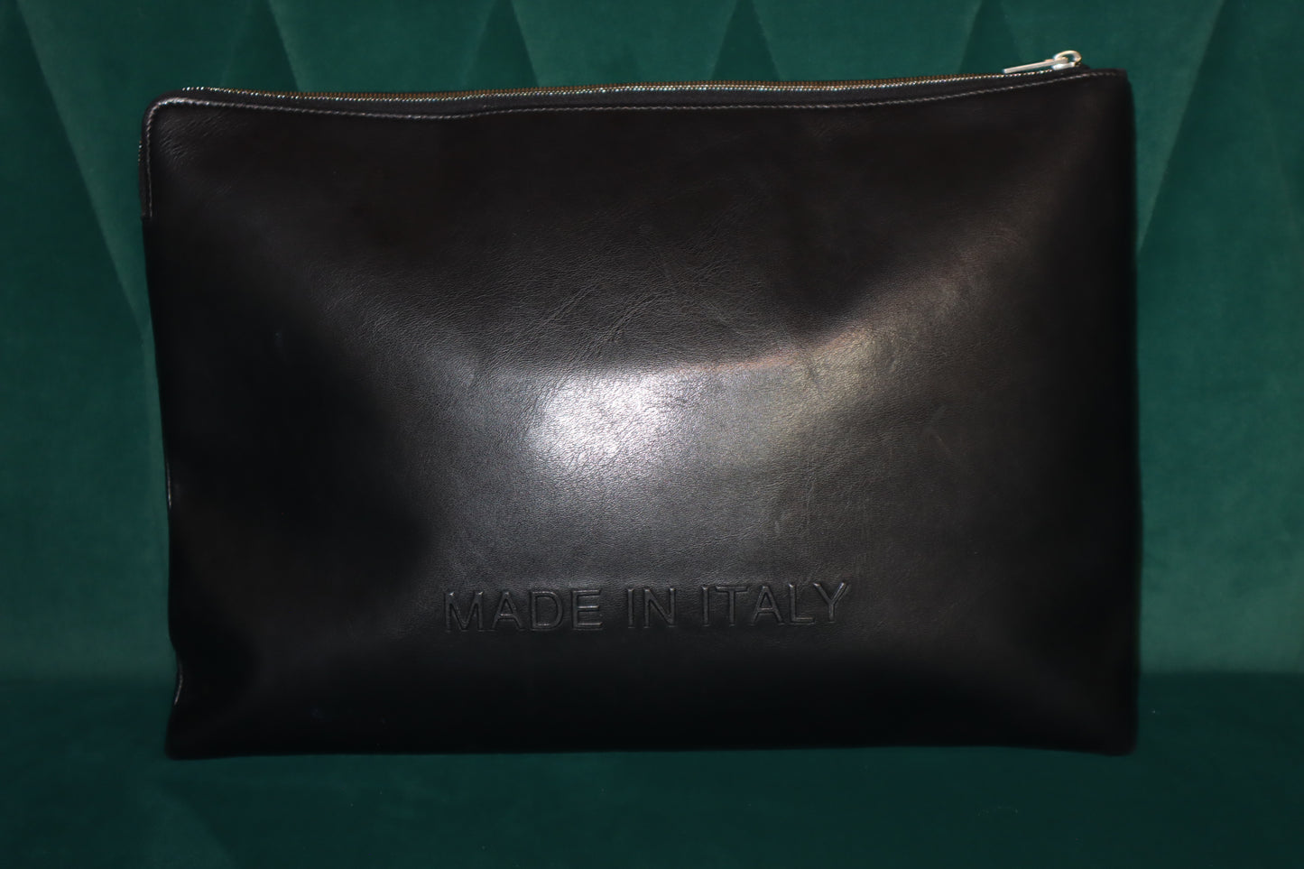 Pre-Owner Celine Leather Pouch Document Cluth