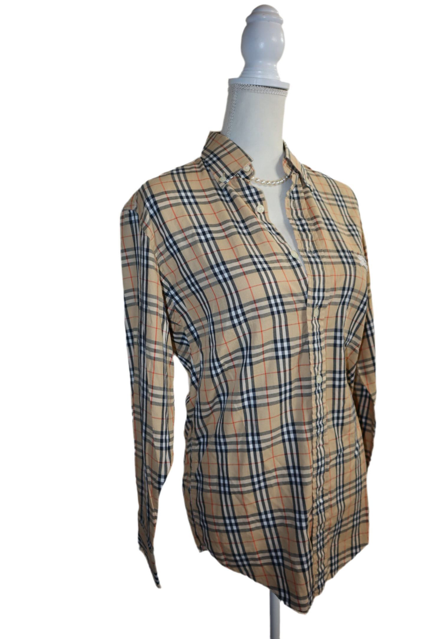 Pre-Owned  Burberrys Nova Check Shirt Small