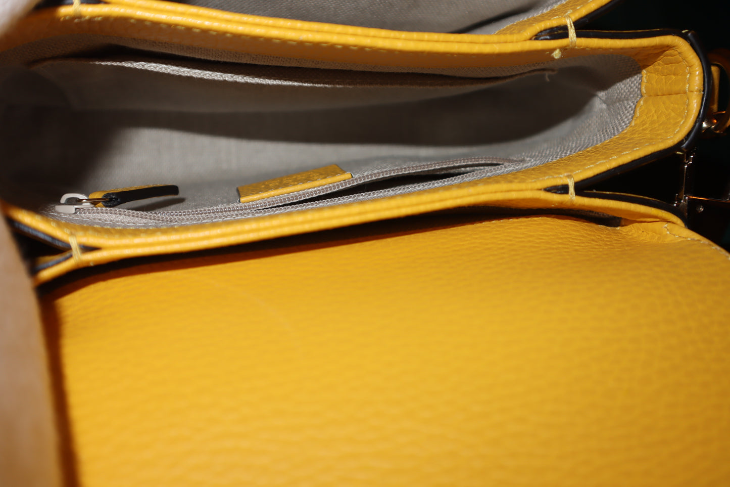 Pre-Loved Gucci Yellow Calfskin G Crossbody in New Buttercup