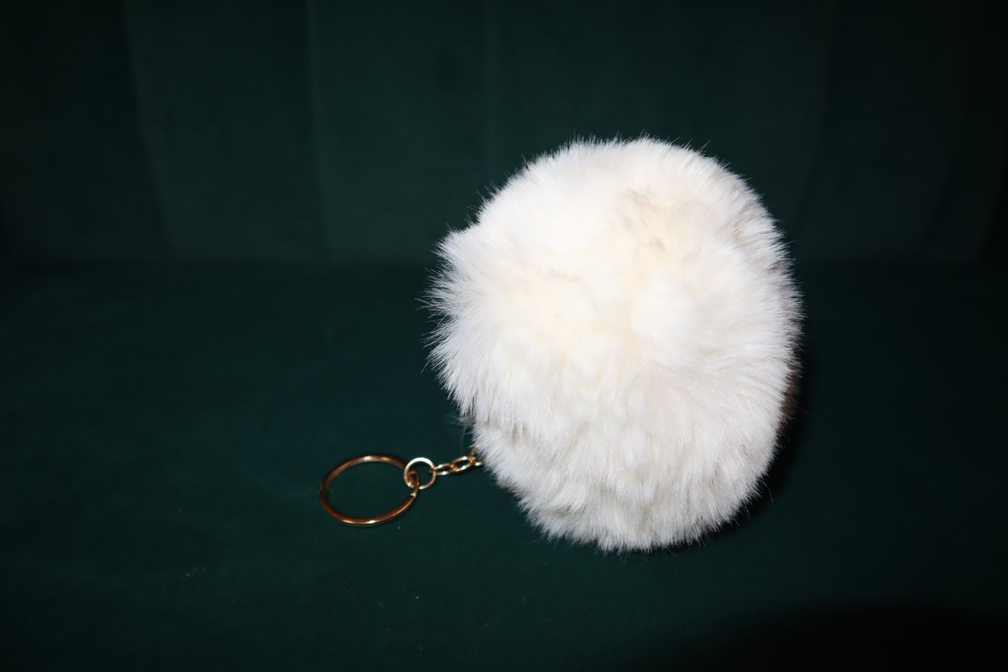 6_Faux Fur Pom Pom Luxury Keychain