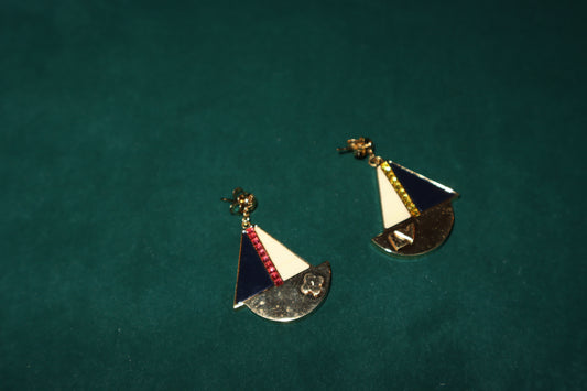 Pre-Owned Louis Vuitton Boat Dangling Earrings