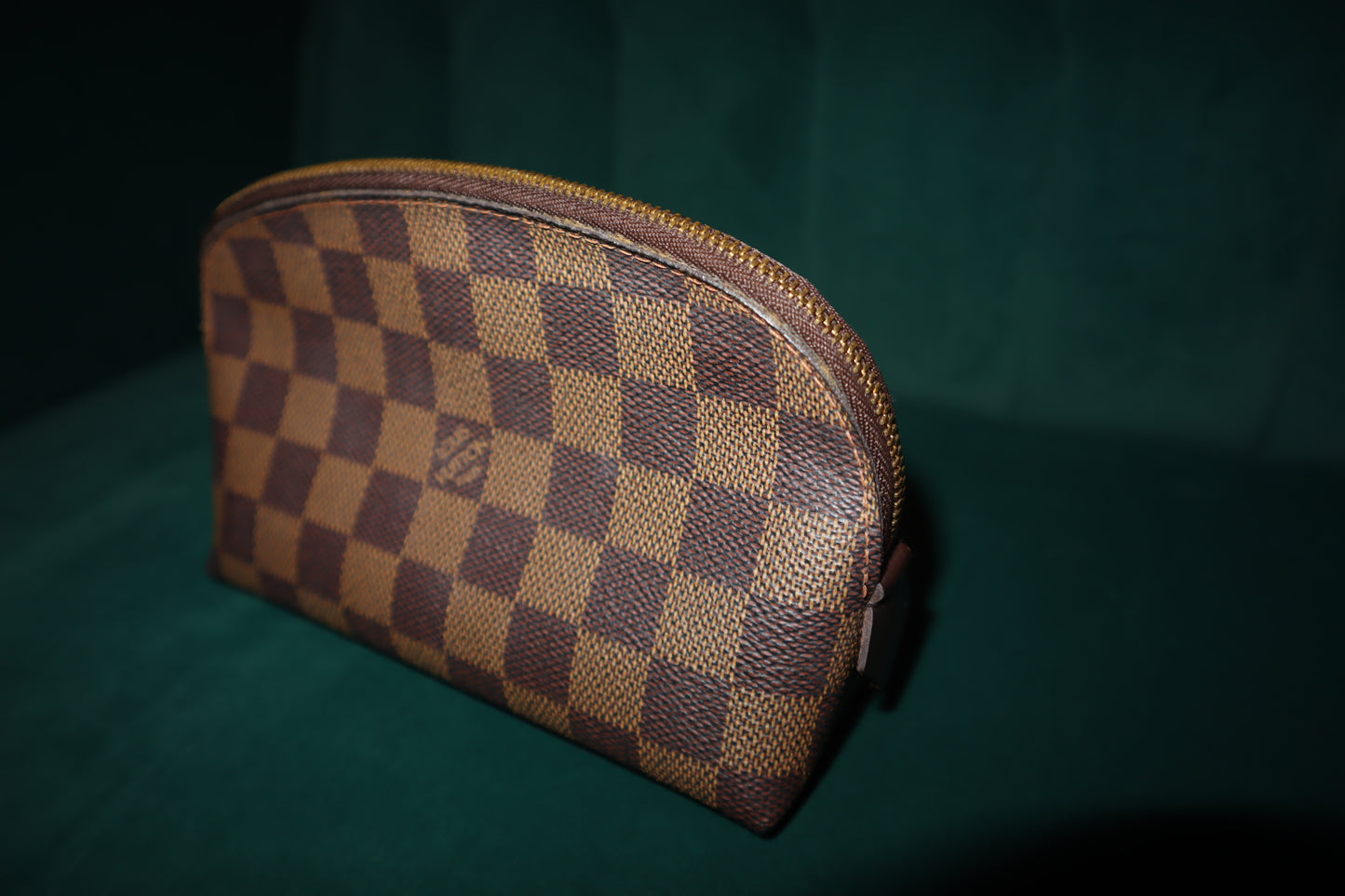 Pre-Owned Louis Vuitton Damier Ebene Cosmetic Pouch