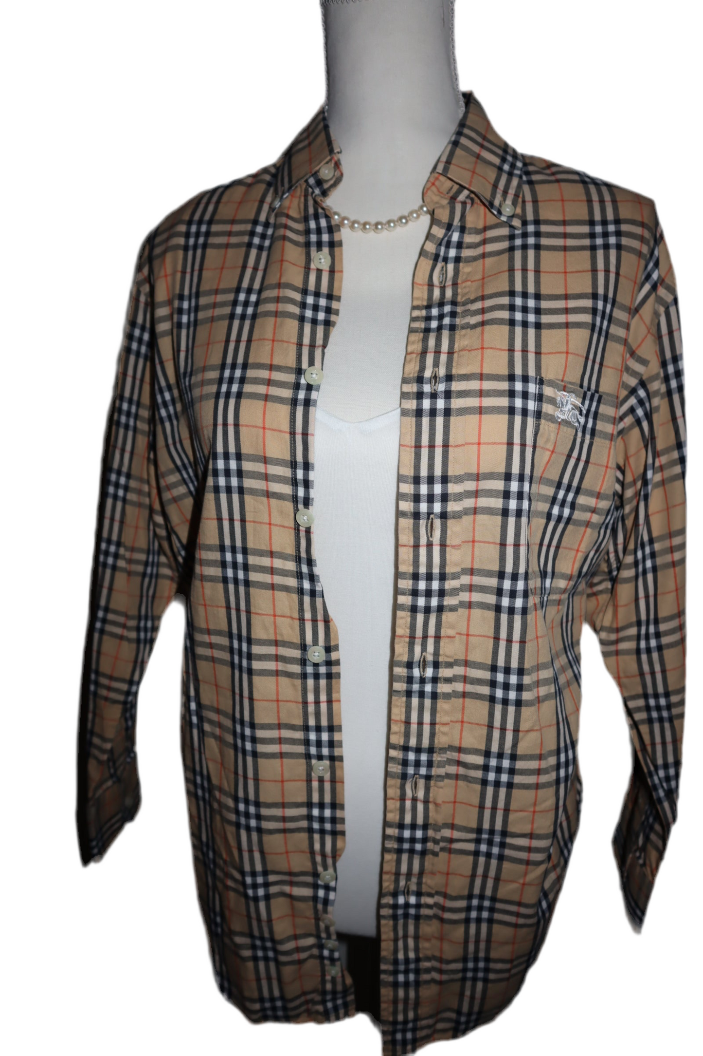 Pre-Owned  Burberrys Nova Check Shirt Small