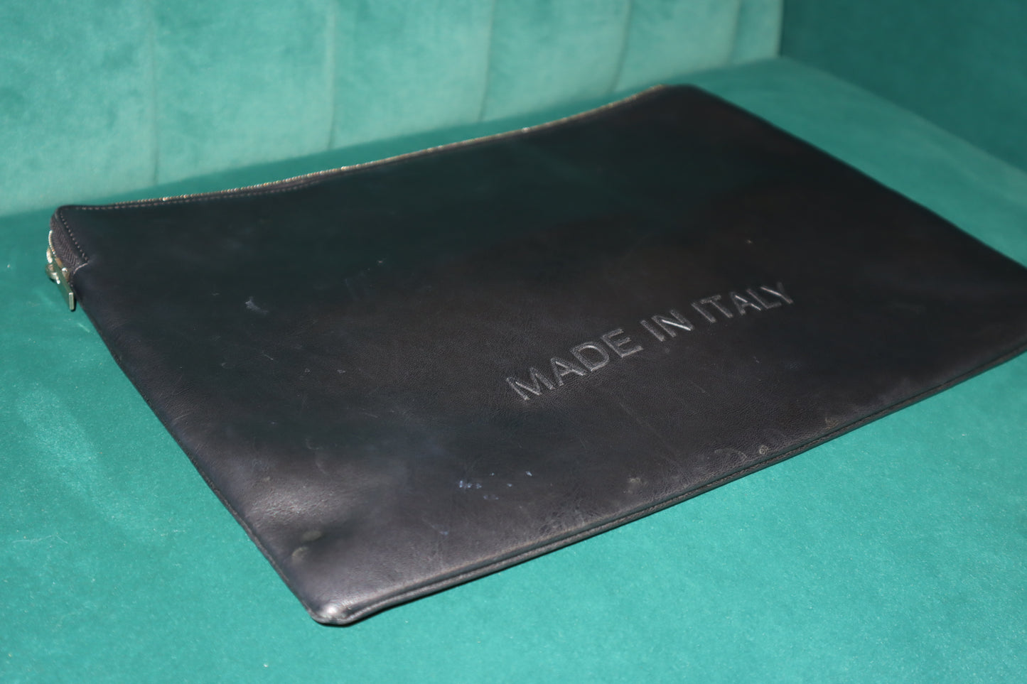 Pre-Owner Celine Leather Pouch Document Cluth