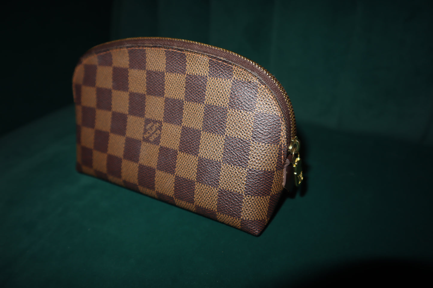 Pre-Owned Louis Vuitton Damier Ebene Cosmetic Pouch