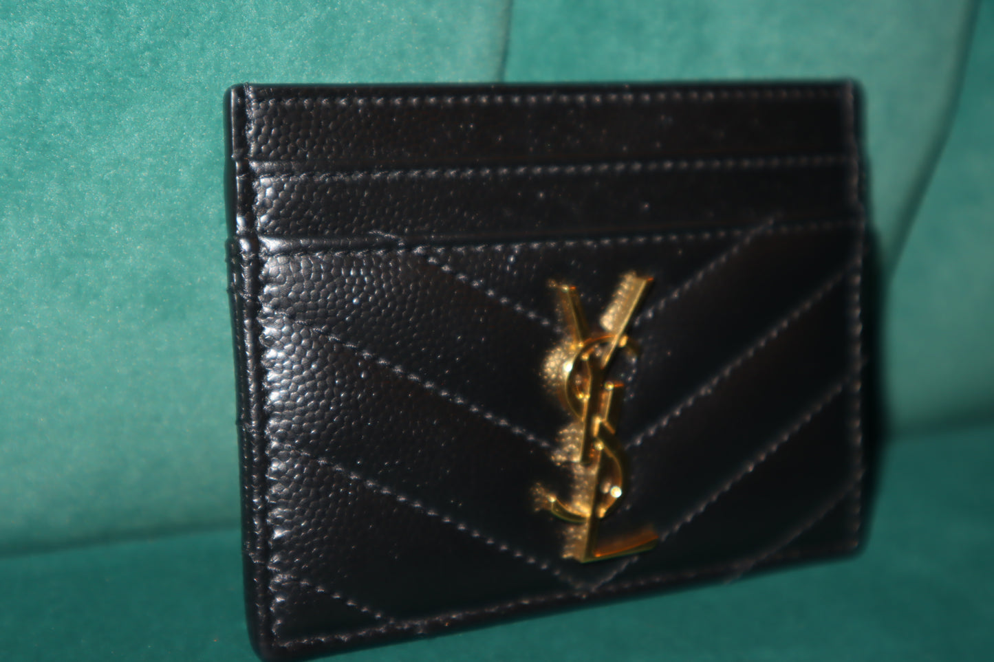 Pre-Owned Saint Laurent Cassandré Matelassé Card Case