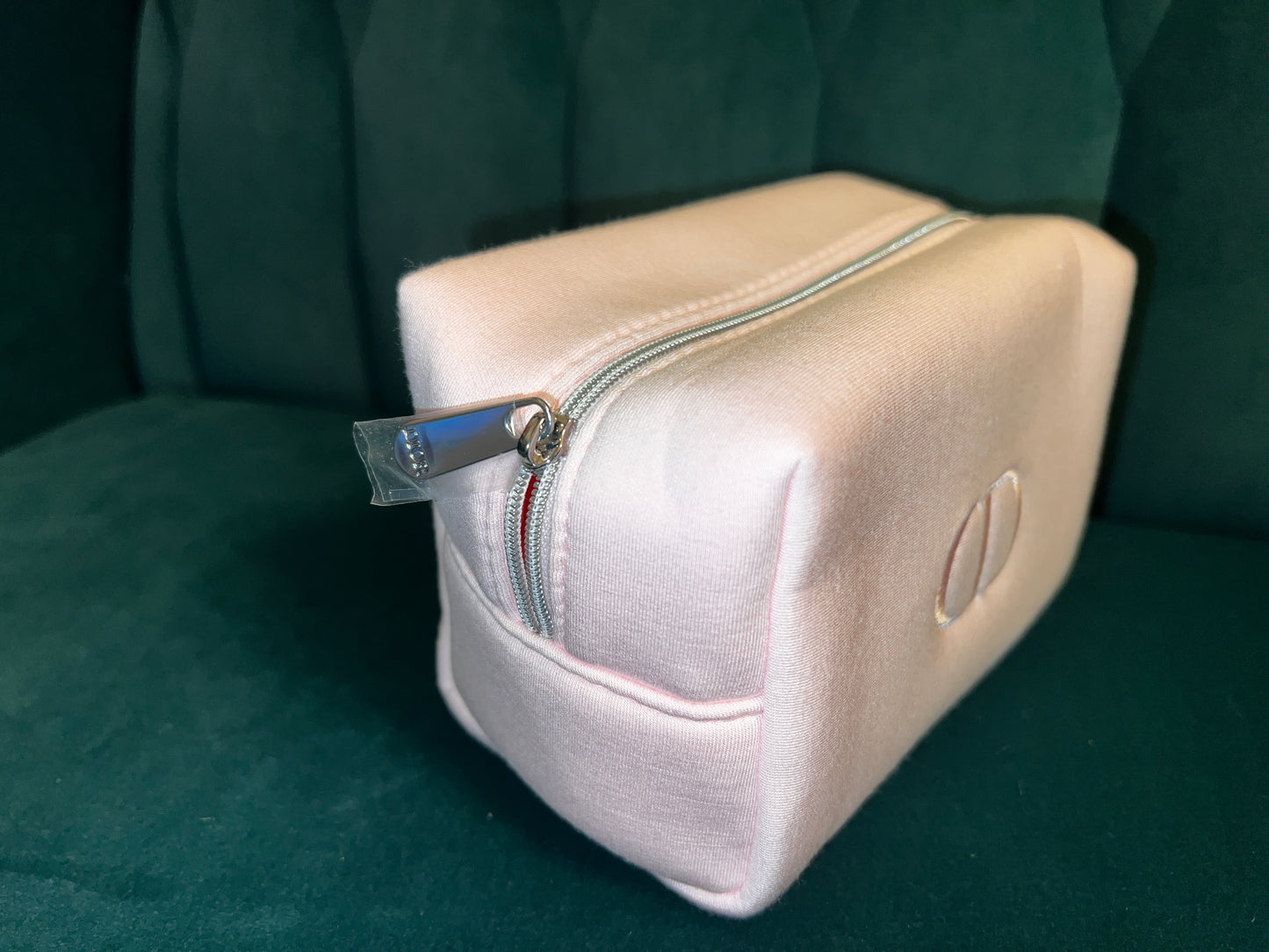 Pre-Loved Christian Dior Makeup Cosmetic Pouch Bag Baby Pink