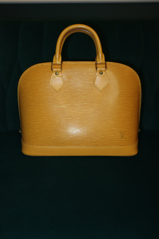 Pre-Owned Louis Vuitton Alma Yellow