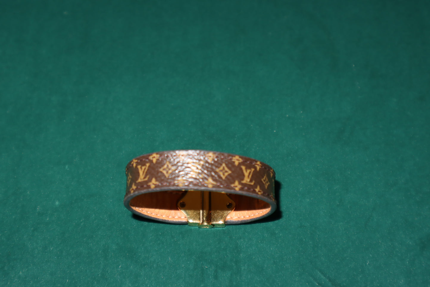 Pre-Owned Louis Vuitton Brown Monogram Canvas Spirit Nano Bracelet