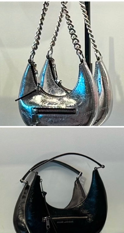 Marc Jacobs Small and Large Crescent Shoulder Bag