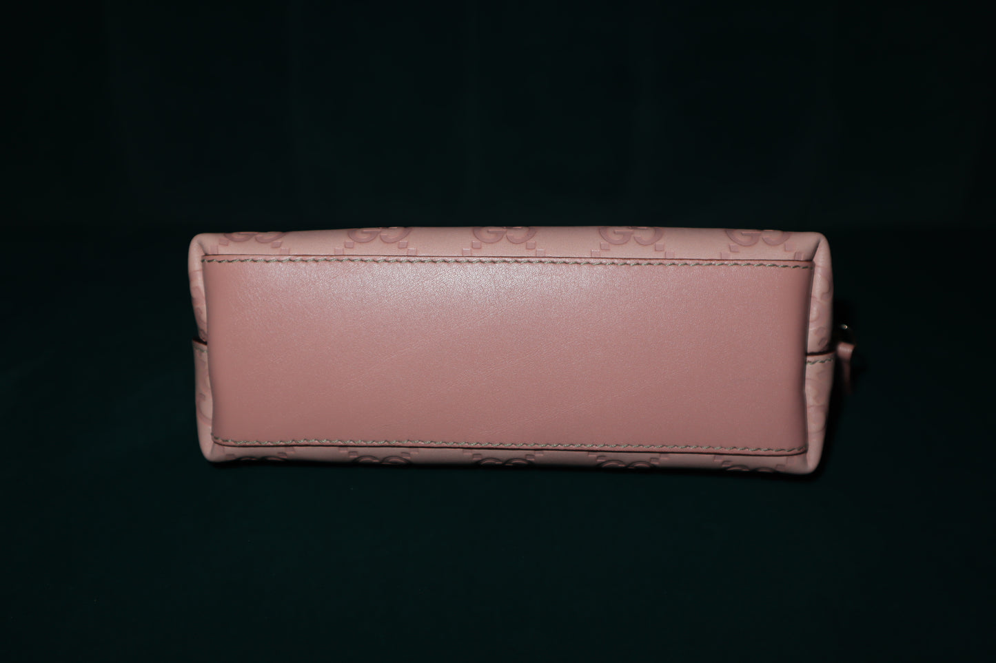 Gucci Pink GG Embossed Leather Cosmetic Case Pre-Owned