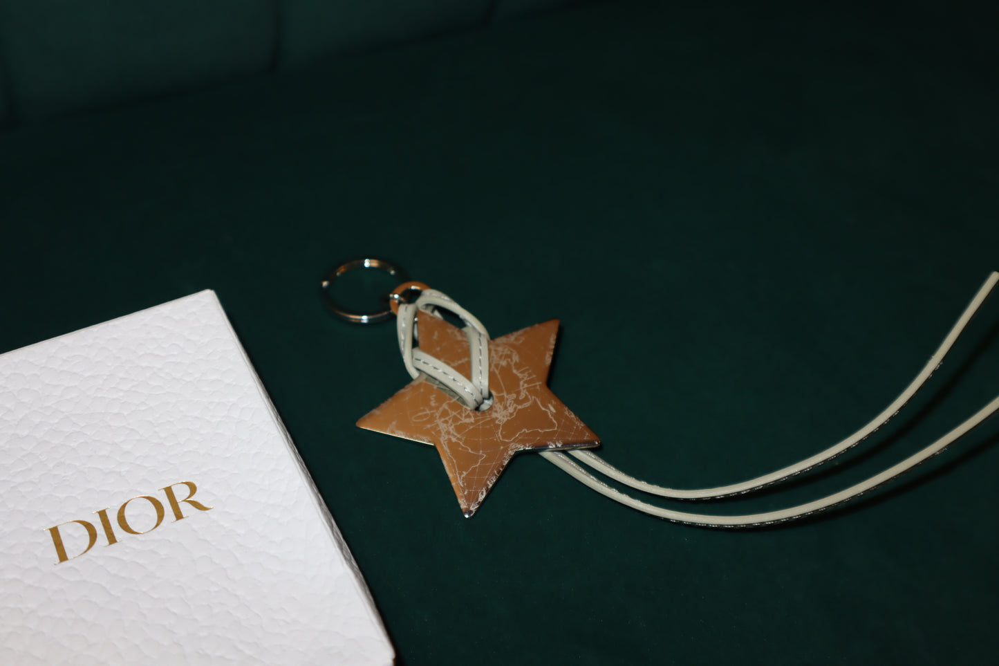 Christian Dior Novelty Limited-edition Item Star Charm Key Chain NEW