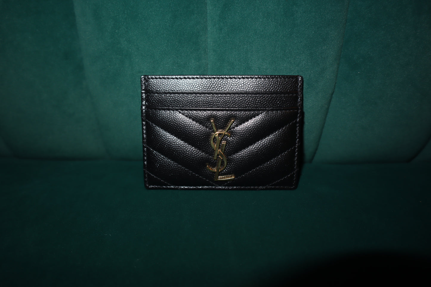 Pre-Owned Saint Laurent Cassandré Matelassé Card Case