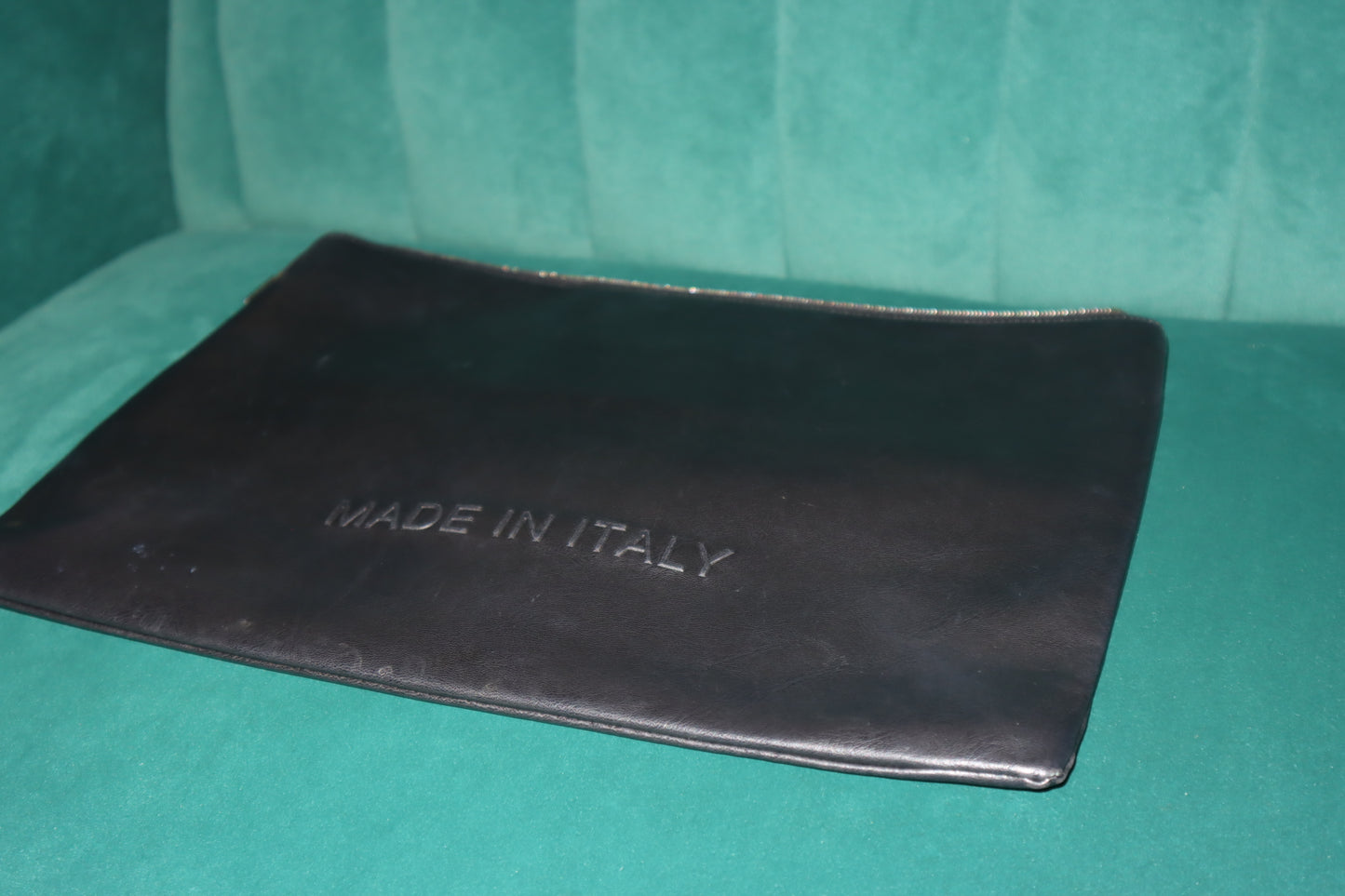 Pre-Owner Celine Leather Pouch Document Cluth