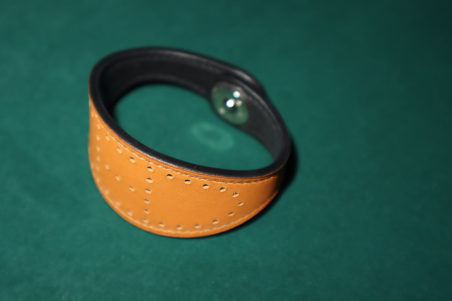 New HERMES Accessories Evelyn punching Bracelet Accessories Leather Black/Brown