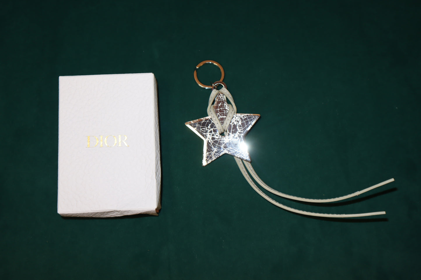 Christian Dior Novelty Limited-edition Item Star Charm Key Chain NEW