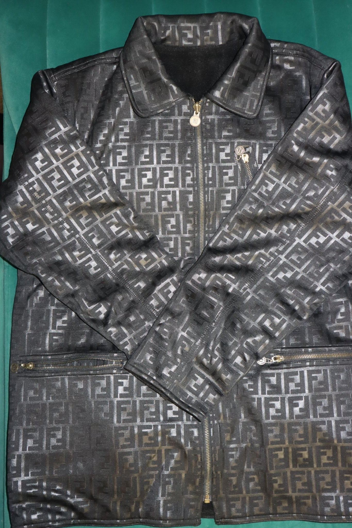 Pre-Owned Fendi Zucca Reversible Jacket Vintage