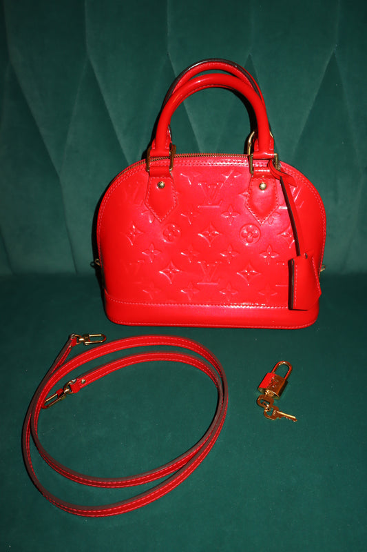 Pre-Loved Louis Vuitton Patent Leather Alma BB