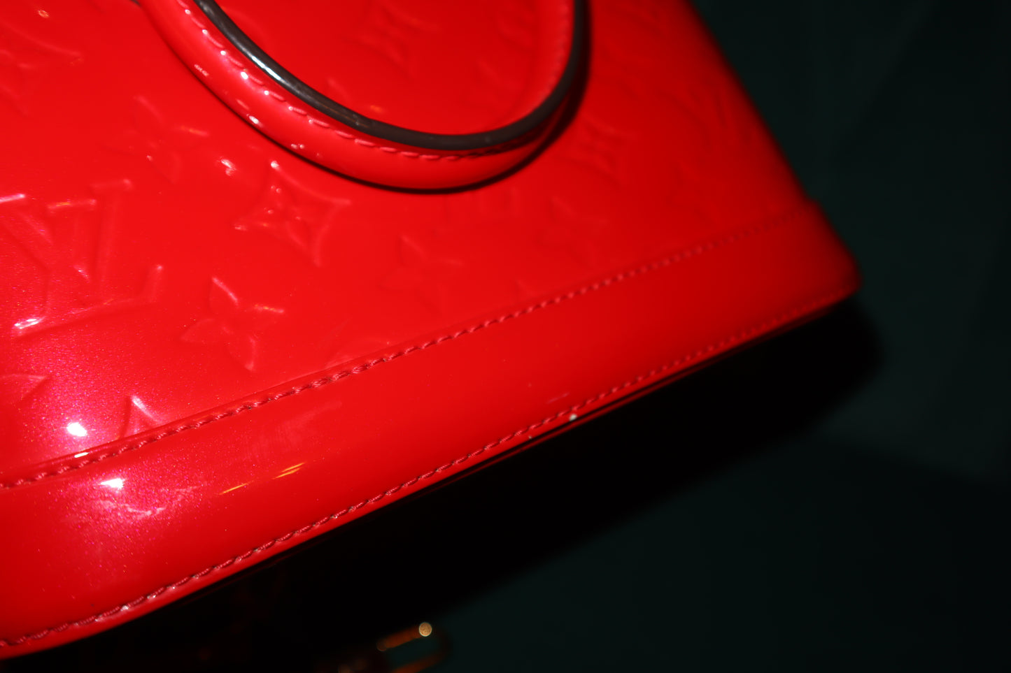 Pre-Loved Louis Vuitton Patent Leather Alma BB