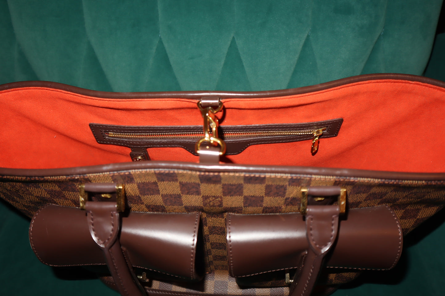 Pre-Loved Louis Vuitton Damier Ebene Manosque GM Bag