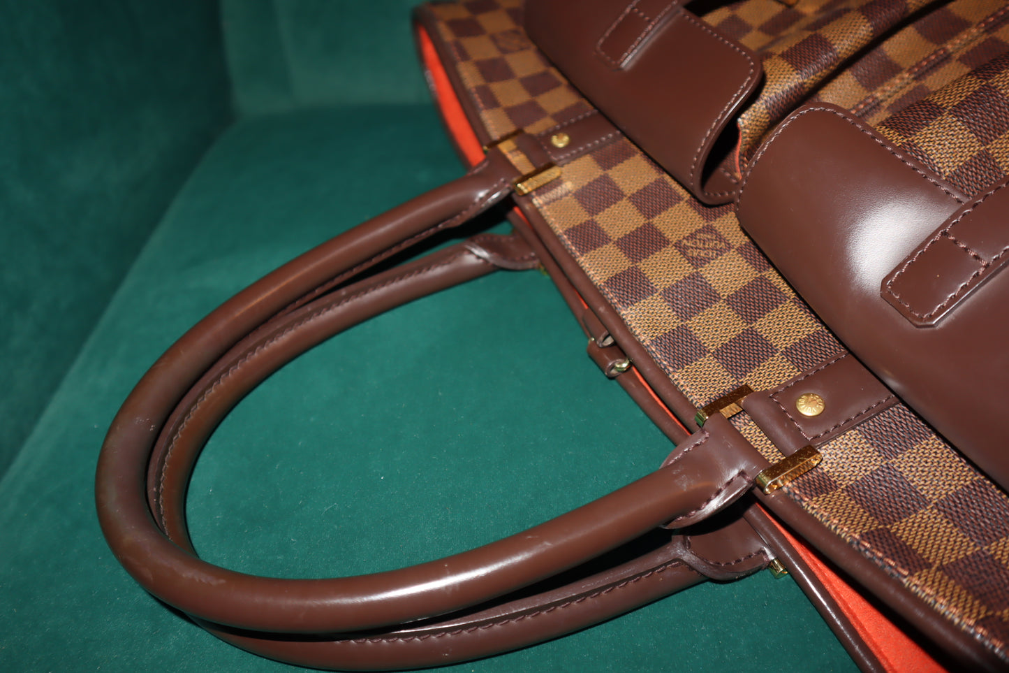 Pre-Loved Louis Vuitton Damier Ebene Manosque GM Bag