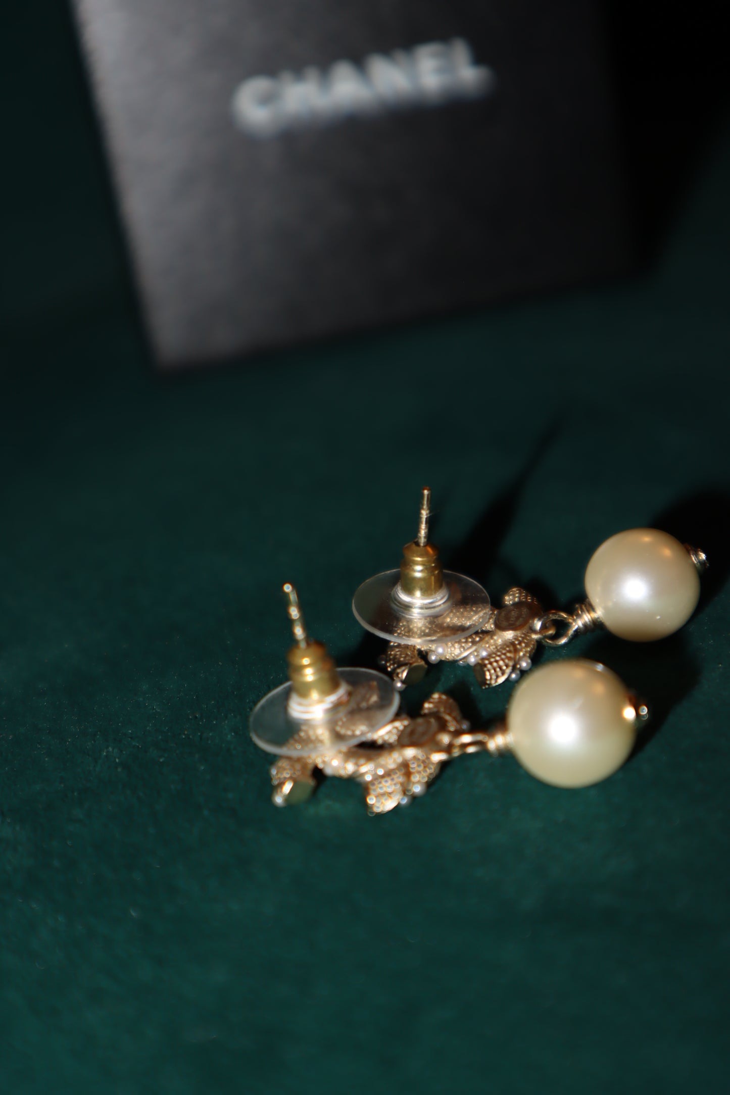 Pre-Loved Chanel CC Pearl Drop Earrings